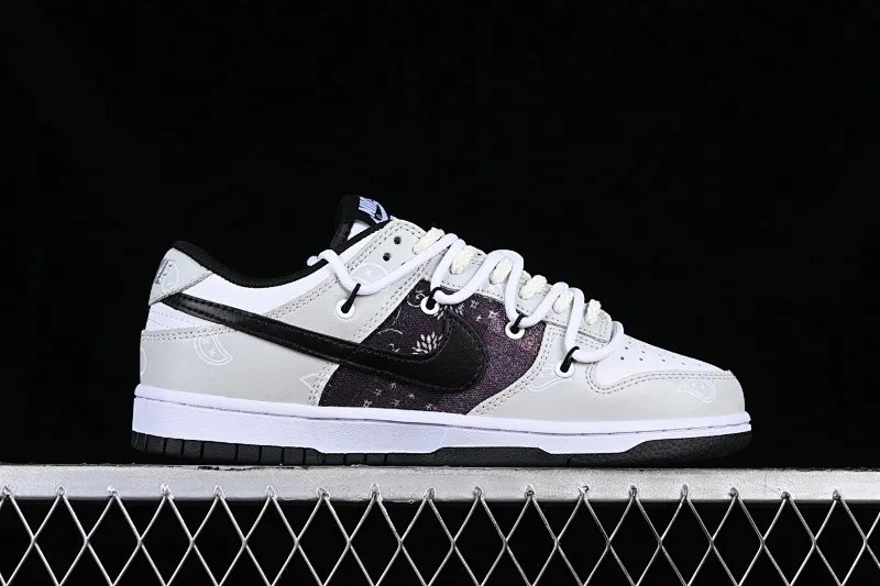 All categories Nk SB Dunk series Nk SB Dunk Low low-top sneakers Nk Dunk Low Panda Prank-Love Cashew Flower SB strap casual sneakers DJ6188-002